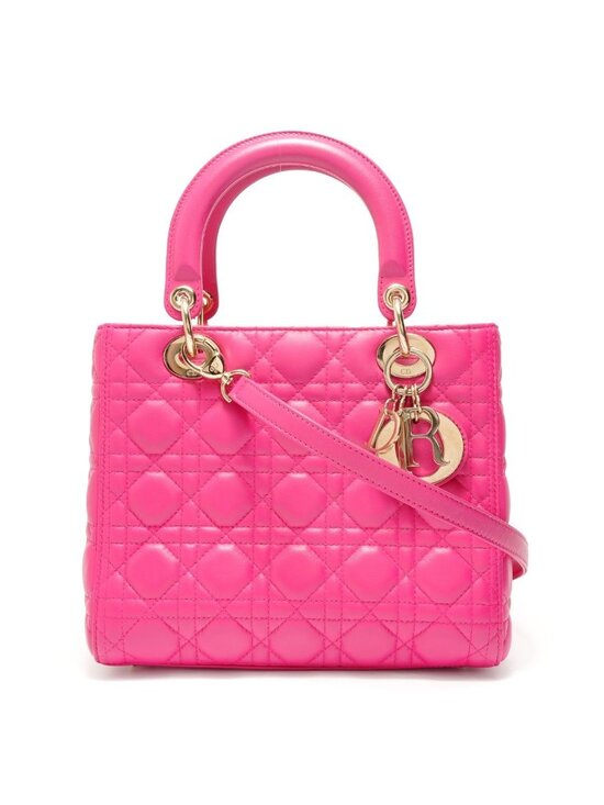 Christian Dior Handbags - Dior Shoulder Bag Lady Gold